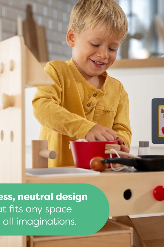 Creative Play 3 in 1 – Play Kitchen, Store & Workshop