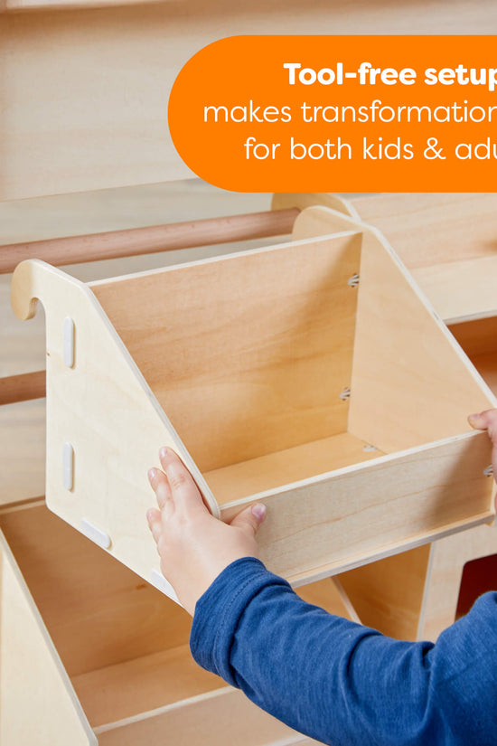 Creative Play 3 in 1 – Play Kitchen, Store & Workshop