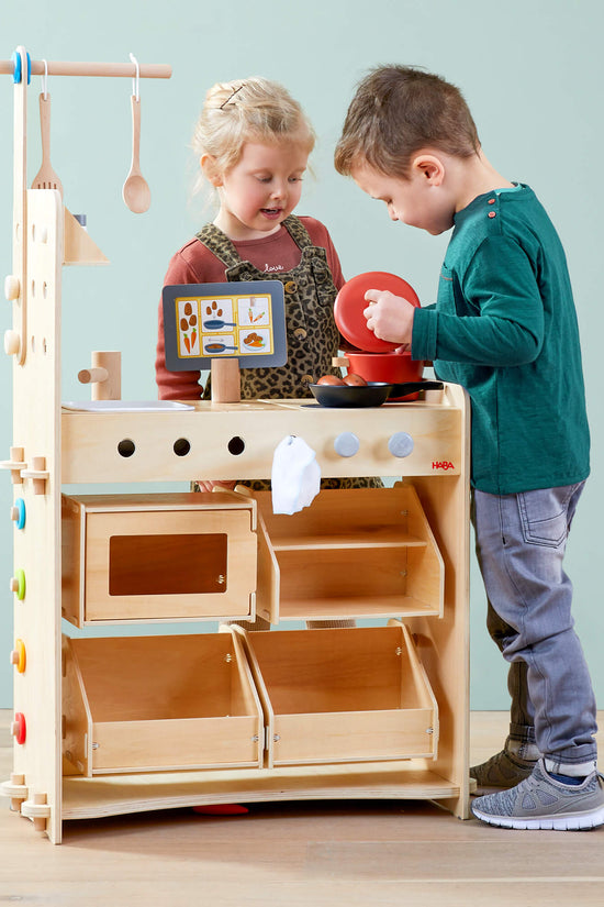 Creative Play 3 in 1 – Play Kitchen, Store & Workshop