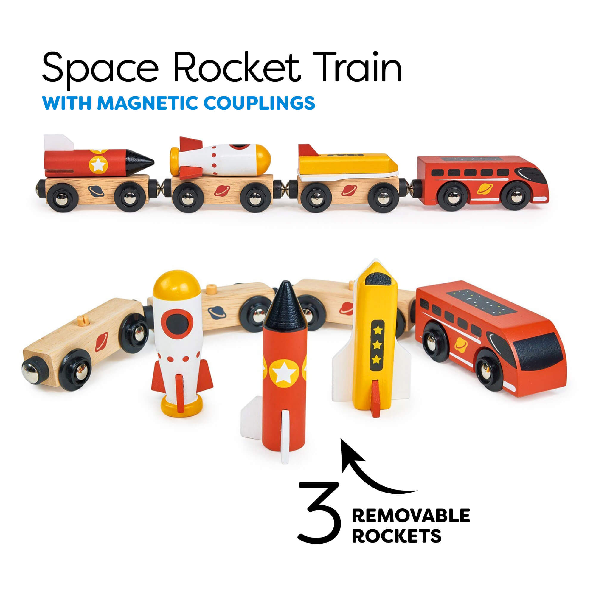 Adventure Wooden Trains Bundle