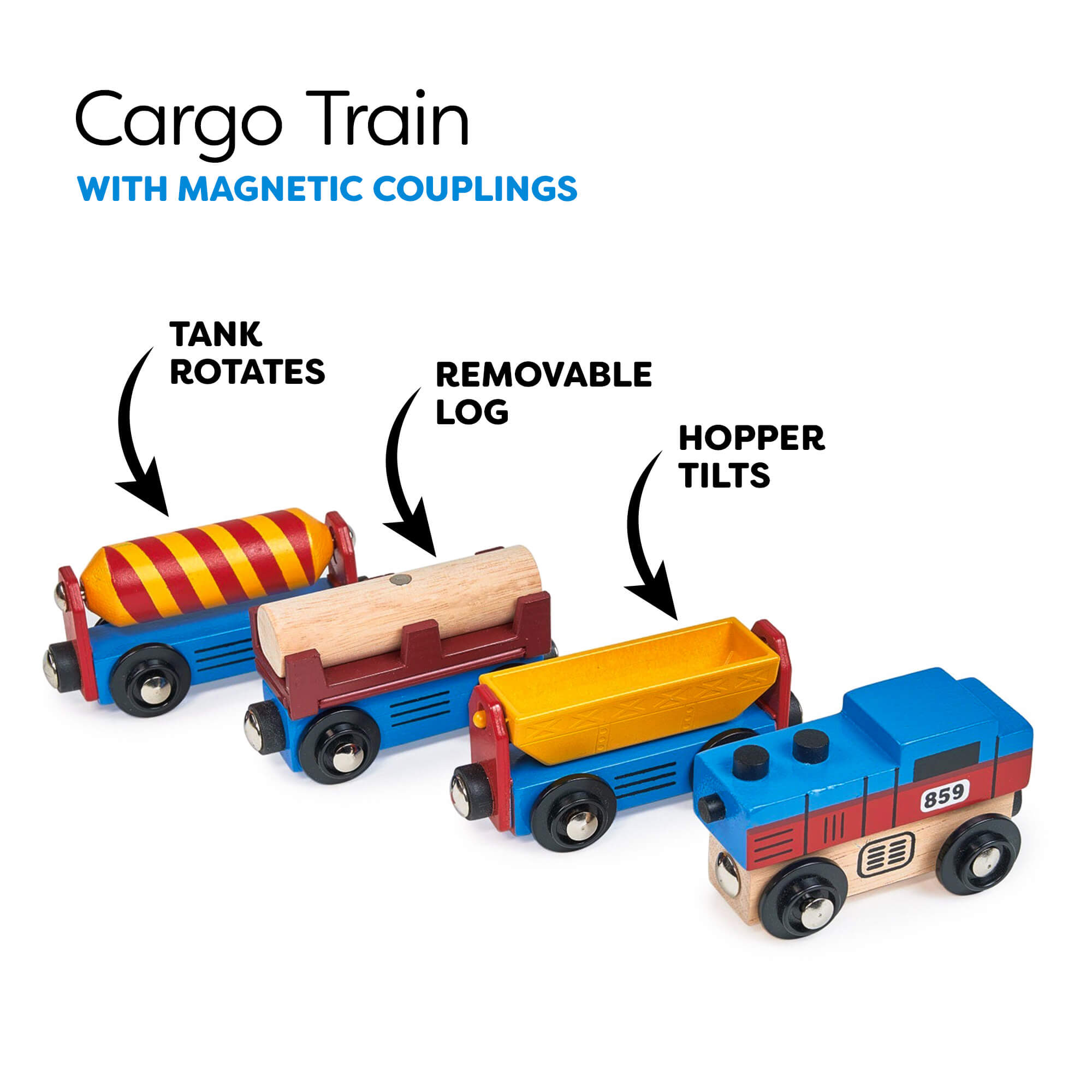 Adventure Wooden Trains Bundle