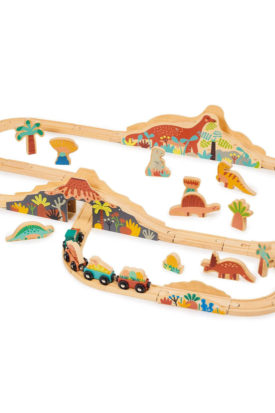 Lost World Dinosaur Railway Set