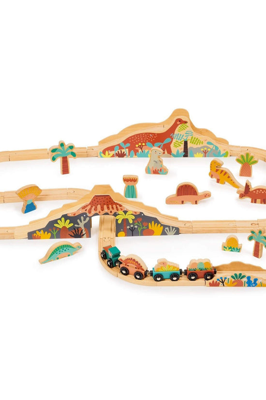 Lost World Dinosaur Railway Set