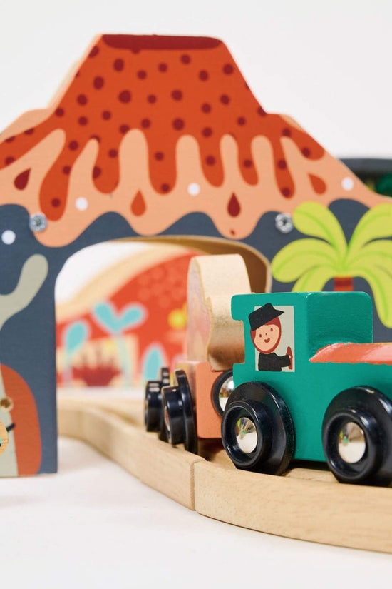 Lost World Dinosaur Railway Set