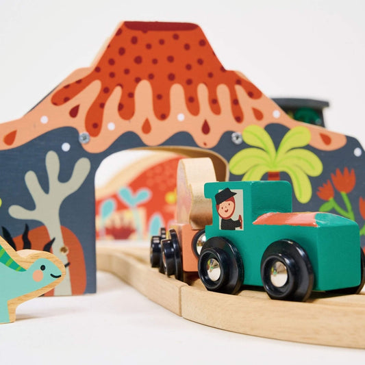 Lost World Dinosaur Railway Set