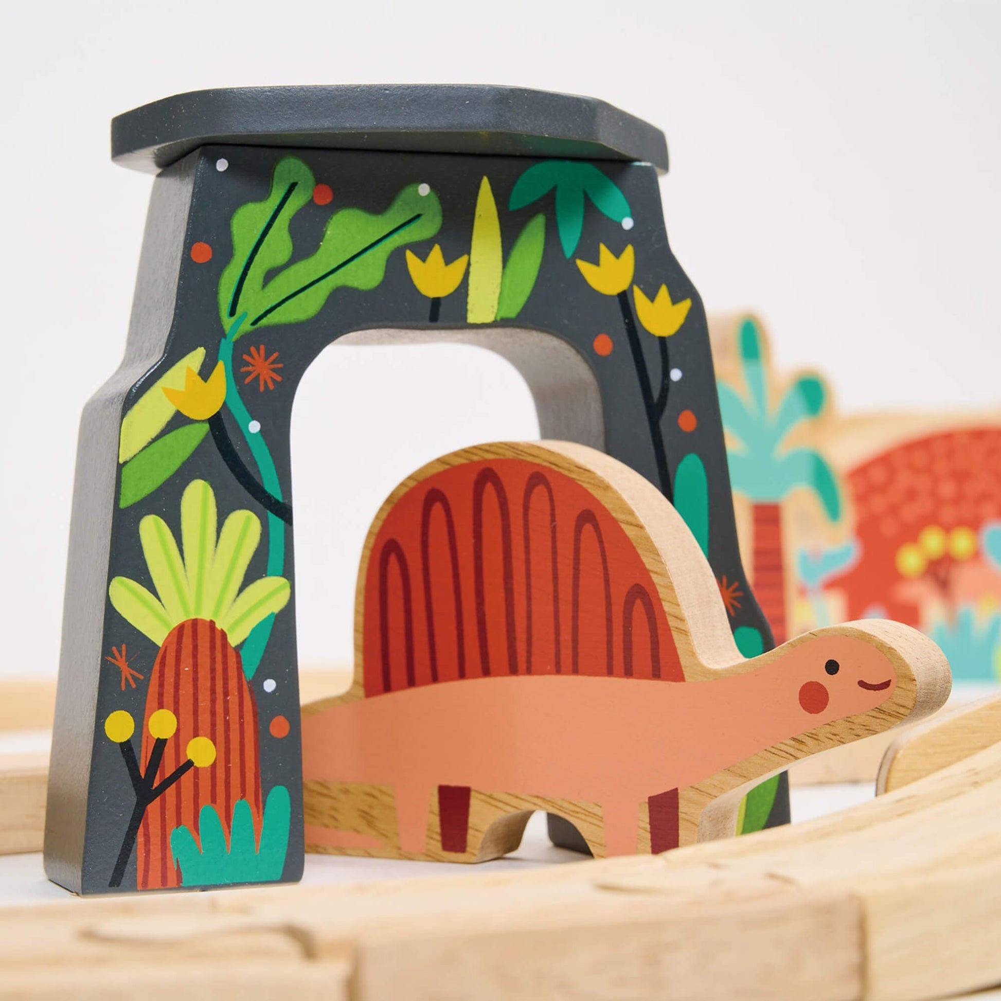 Lost World Dinosaur Railway Set