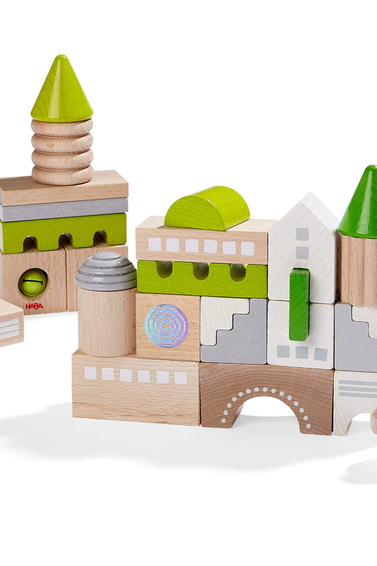 Coburg 28 Piece Wooden Building Blocks