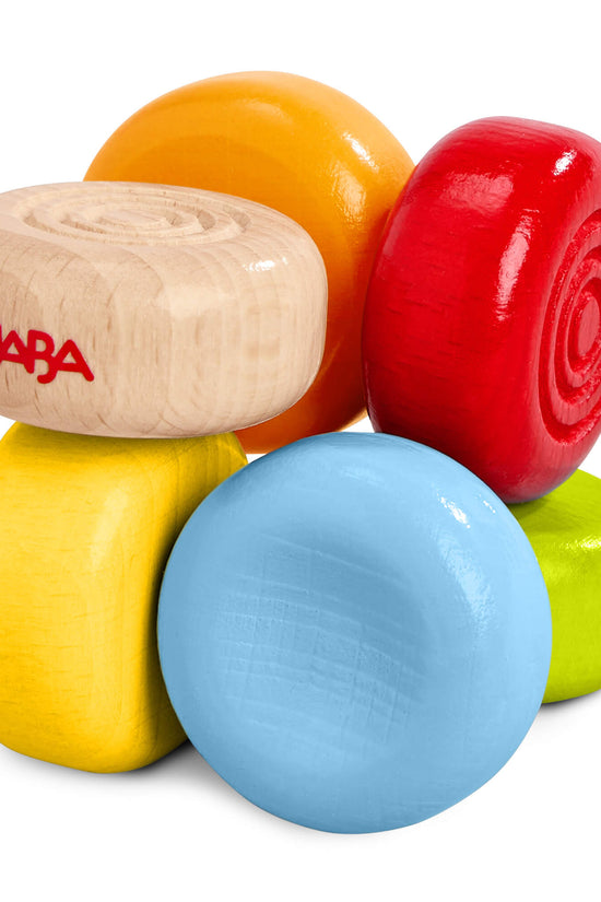 Color Drops Wooden Grasping and Teething Toy