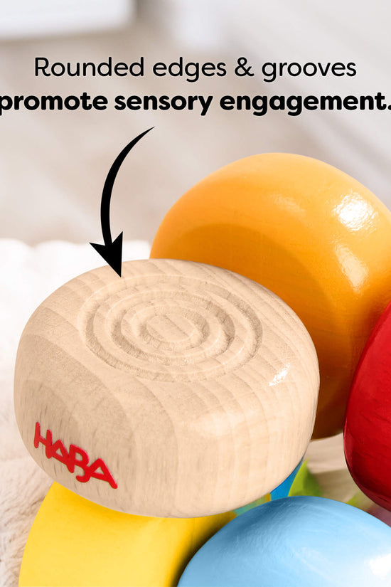 Color Drops Wooden Grasping and Teething Toy