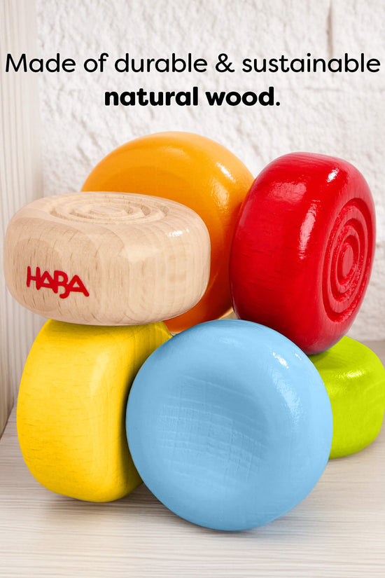 Color Drops Wooden Grasping and Teething Toy
