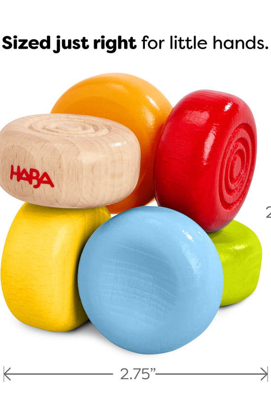 Color Drops Wooden Grasping and Teething Toy