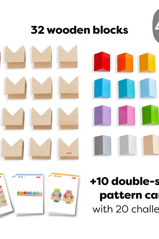Colorful Triangle Wooden Block Game