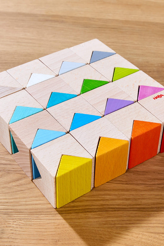 Colorful Triangle Wooden Block Game