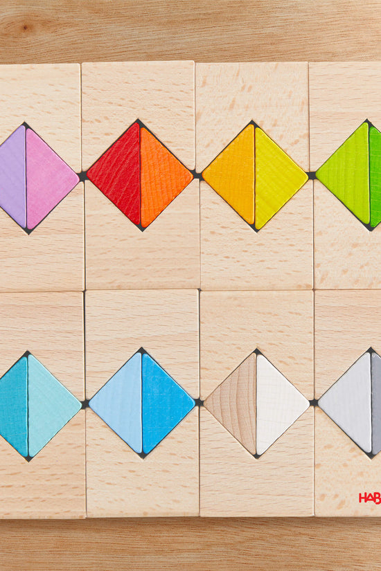 Colorful Triangle Wooden Block Game