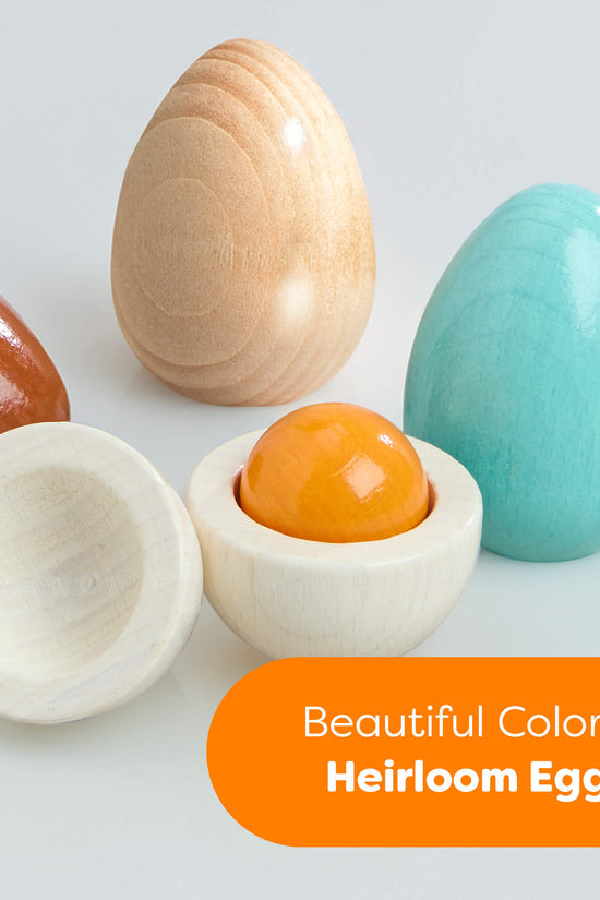 Creative Play – Wooden Eggs Play Food Set