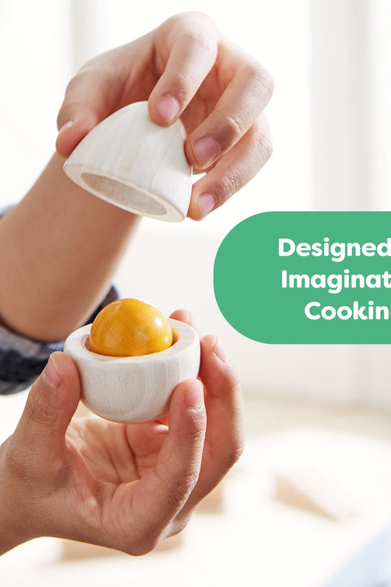 Creative Play – Wooden Eggs Play Food Set