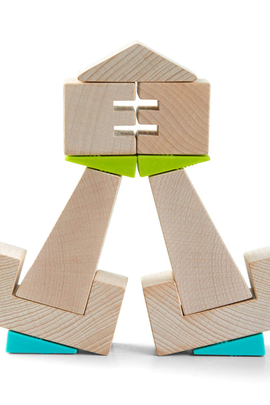 Crooked Towers Wooden Blocks