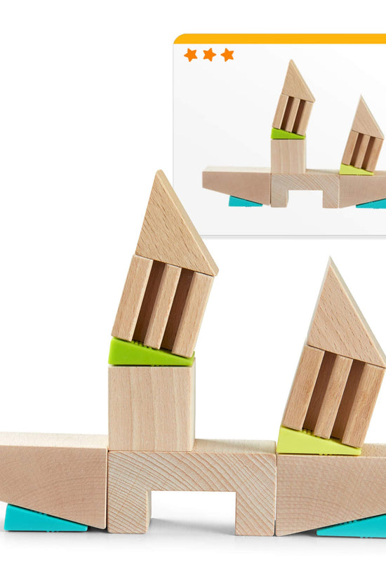Crooked Towers Wooden Blocks