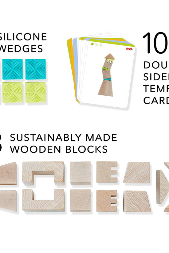 Crooked Towers Wooden Blocks