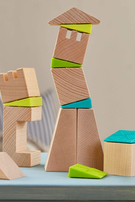 Crooked Towers Wooden Blocks