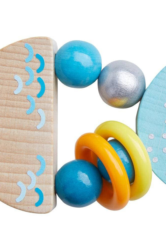 Rattlefish Wooden Baby Rattle