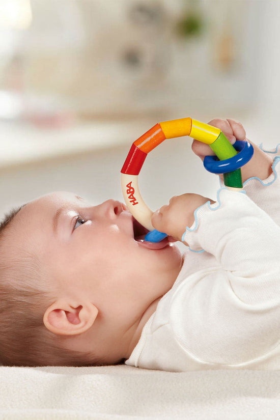 Kringelring Wooden Baby Rattle