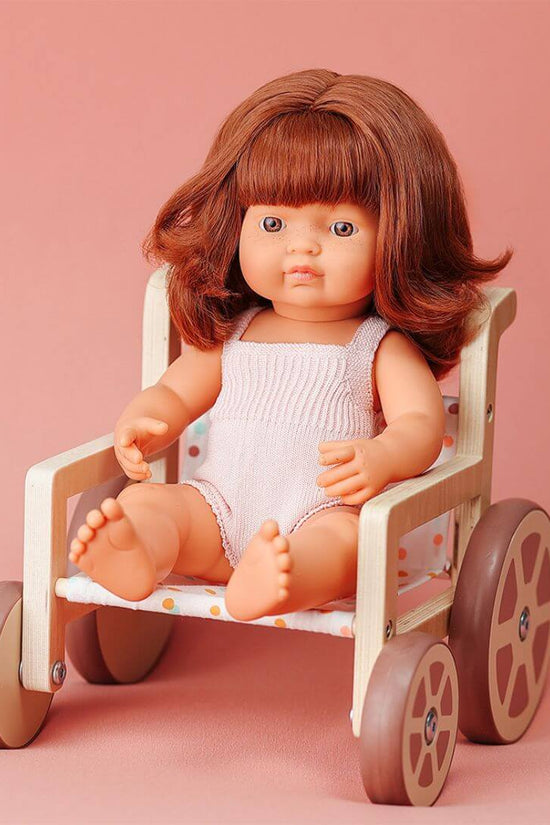 Wooden Doll Wheelchair