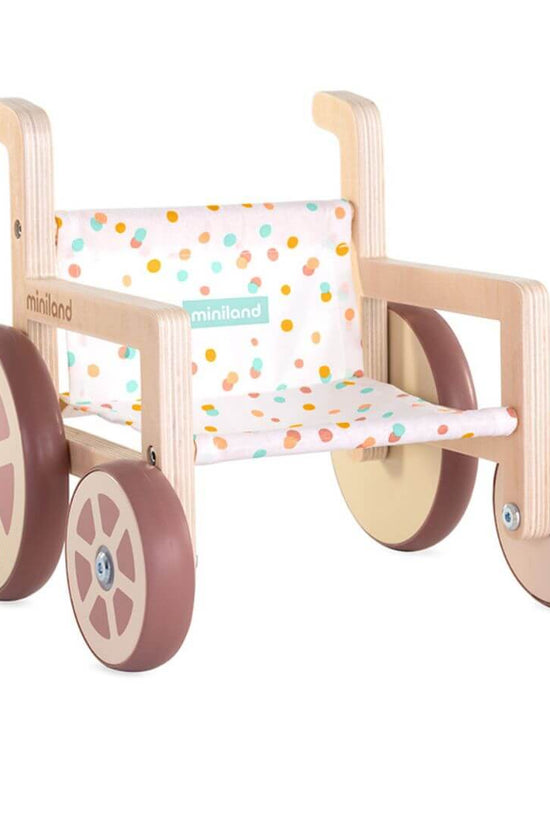 Wooden Doll Wheelchair
