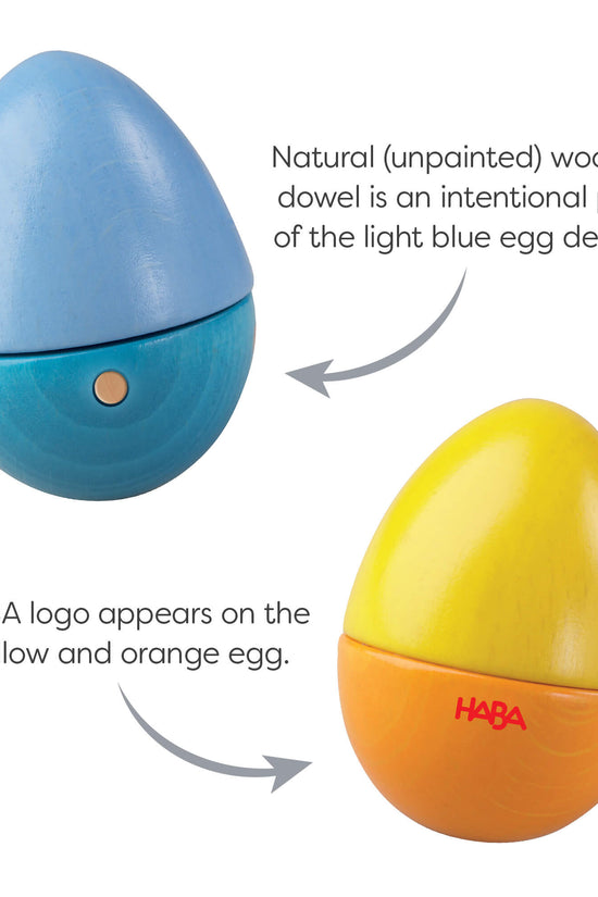 Fun with Sounds Wooden Eggs