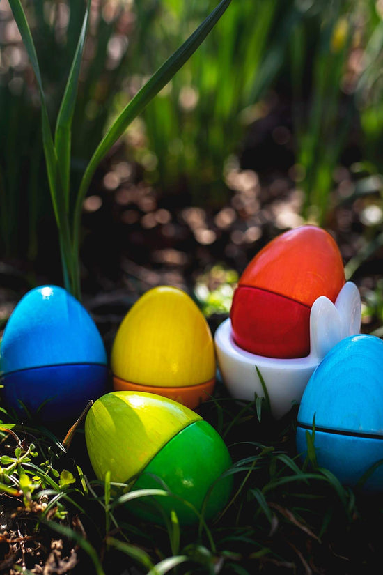 Fun with Sounds Wooden Eggs