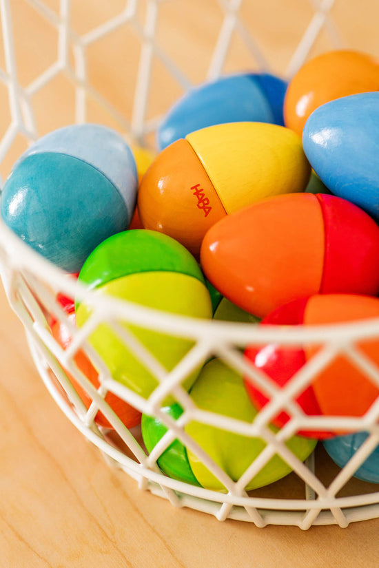 Fun with Sounds Wooden Eggs