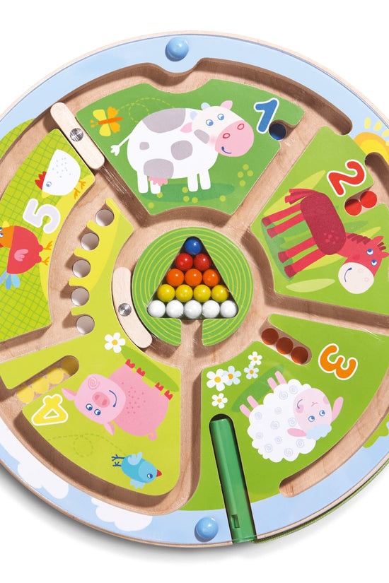 Number Maze Magnetic Game