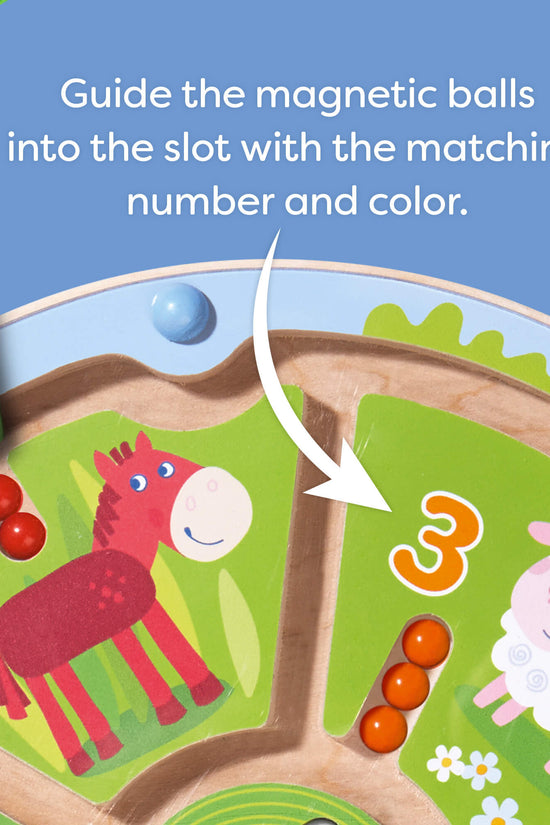 Number Maze Magnetic Game