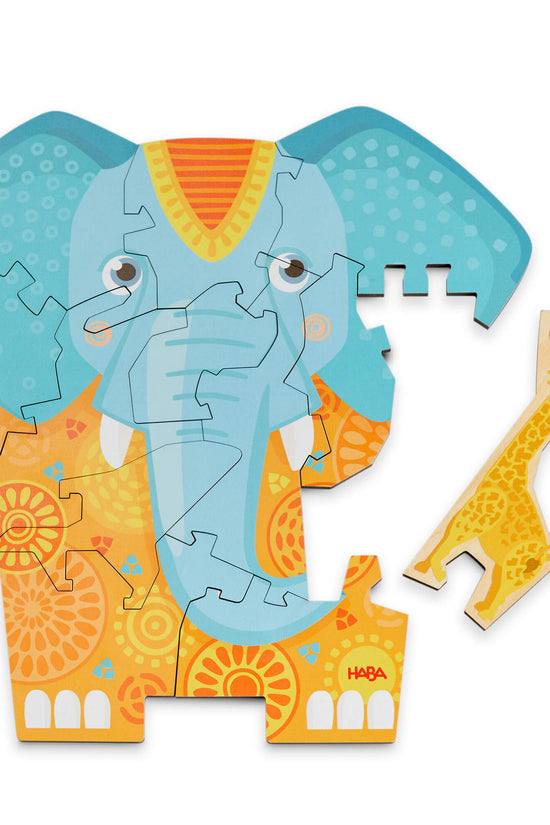 Elephant 2-in-1 Wooden Puzzle