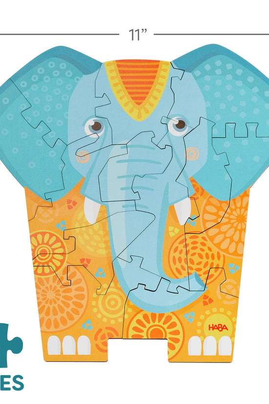 Elephant 2-in-1 Wooden Puzzle