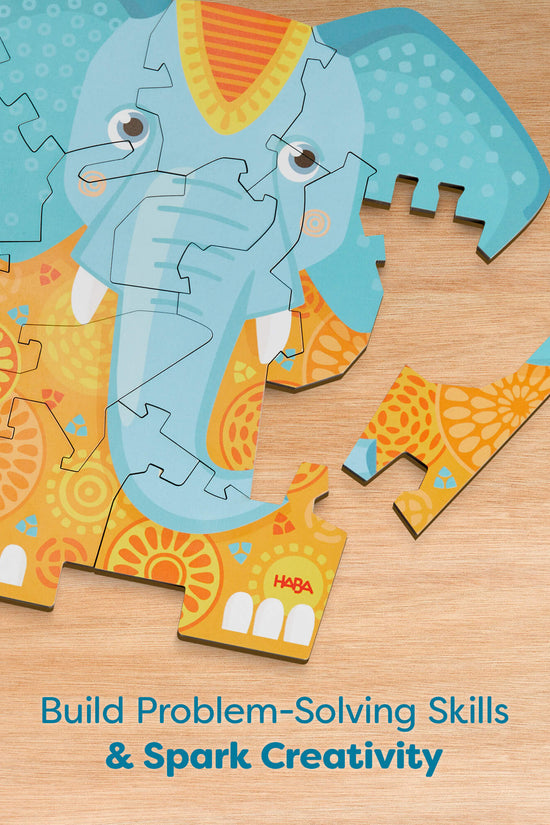 Elephant 2-in-1 Wooden Puzzle