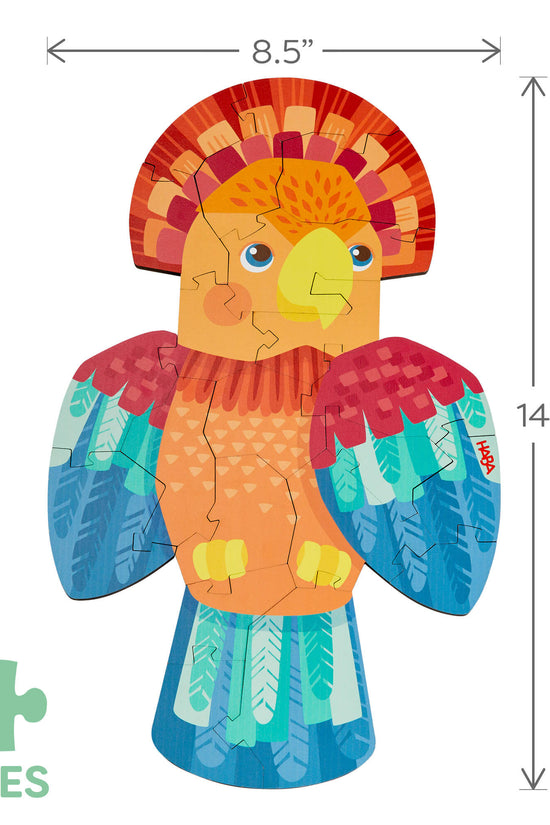 Parrot 2-in-1 Wooden Puzzle