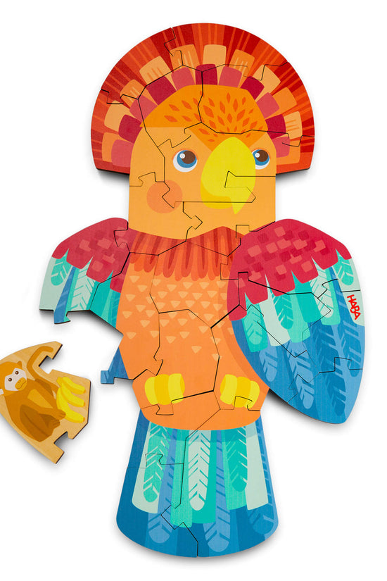 Parrot 2-in-1 Wooden Puzzle