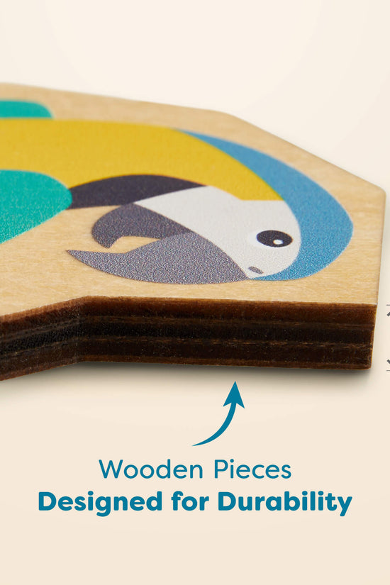 Parrot 2-in-1 Wooden Puzzle