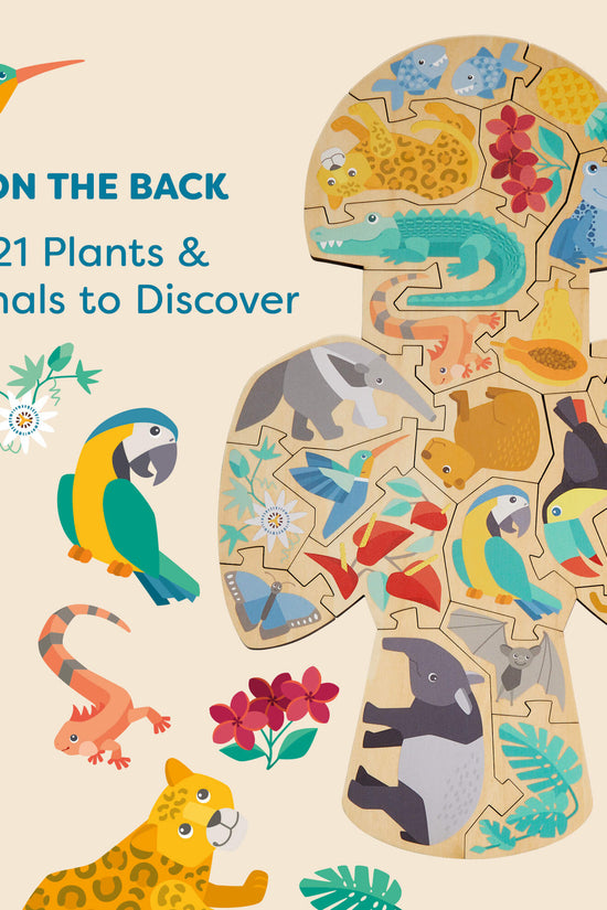 Parrot 2-in-1 Wooden Puzzle