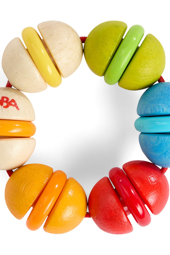 Rainbow Rattle Grasping and Teething Toy