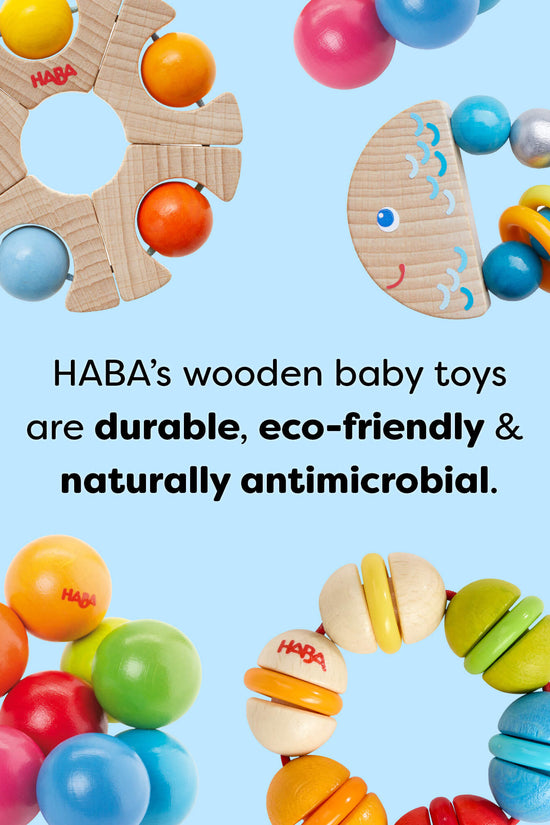 Rainbow Rattle Grasping and Teething Toy