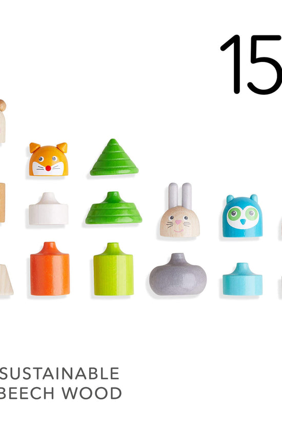 Forest Animals Wooden Stacking Toy