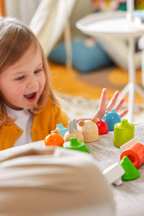 Forest Animals Wooden Stacking Toy