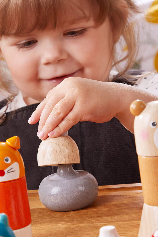 Forest Animals Wooden Stacking Toy